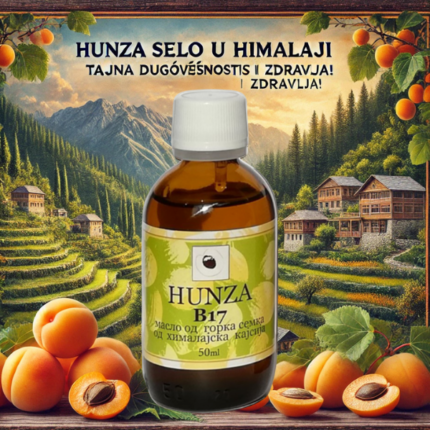 Hunza Olaj – Hosszú élet Elixírje – Sárgabarack Magolaj